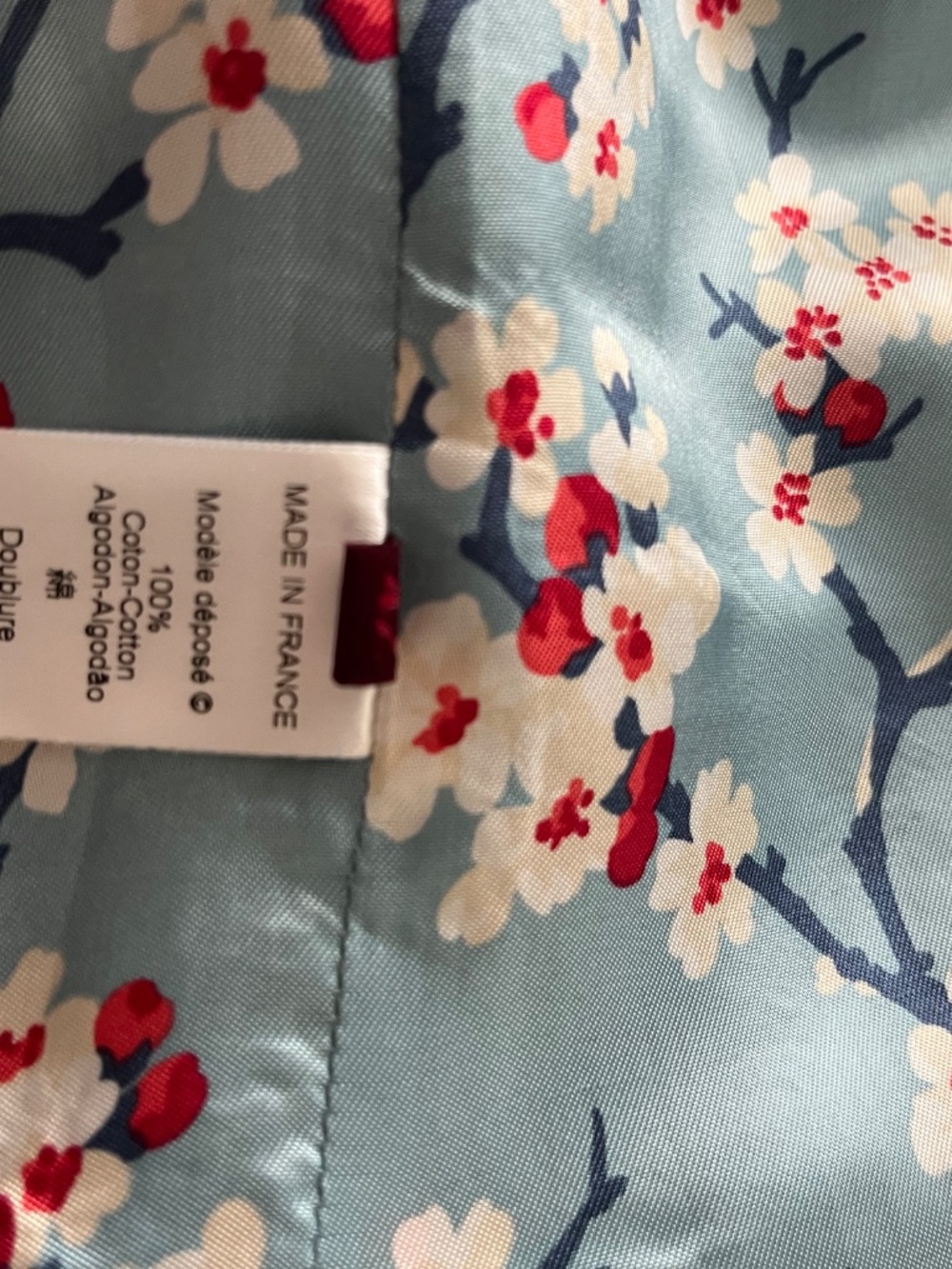 Kenzo Women "Modèle Déposé" Cotton Jacket with Beaded Appliqué Made in France - Picture 5 of 10